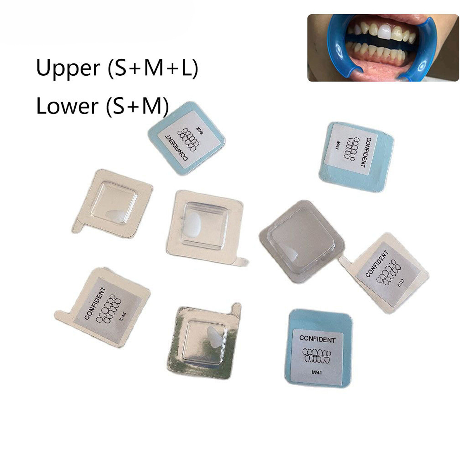 6Pcs/Set Teeth Veneer Dental Veneers Tooth Whitening Ceramic Anterior LMS
