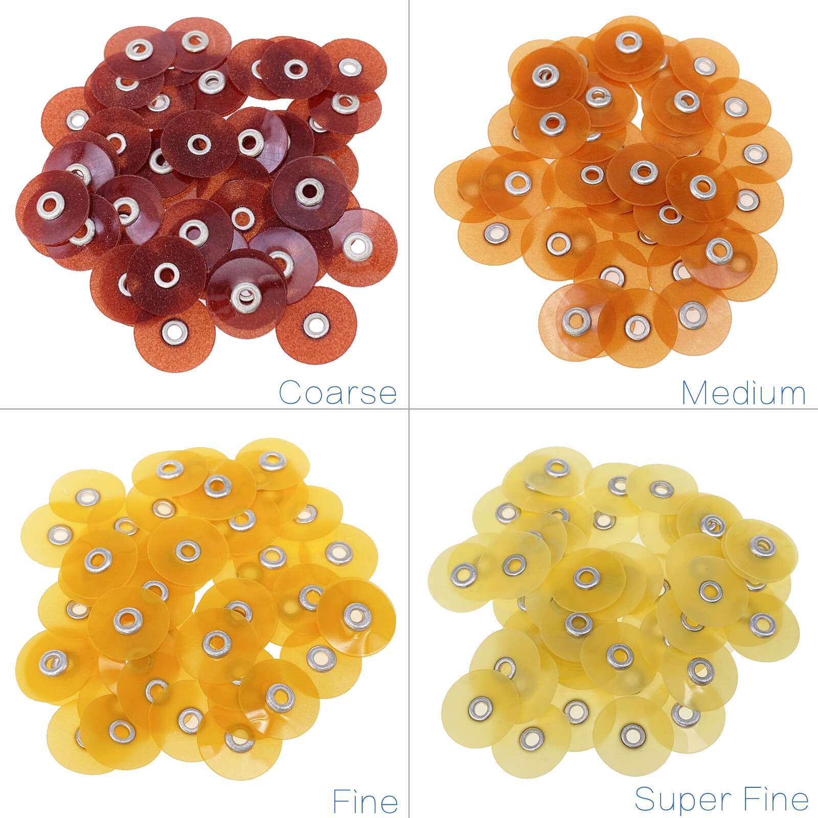 Pack of 50 Sof-Lex soflex Disc DISCS in all sizes 1/2″ 12.7 mm Dental 50-5000pcs