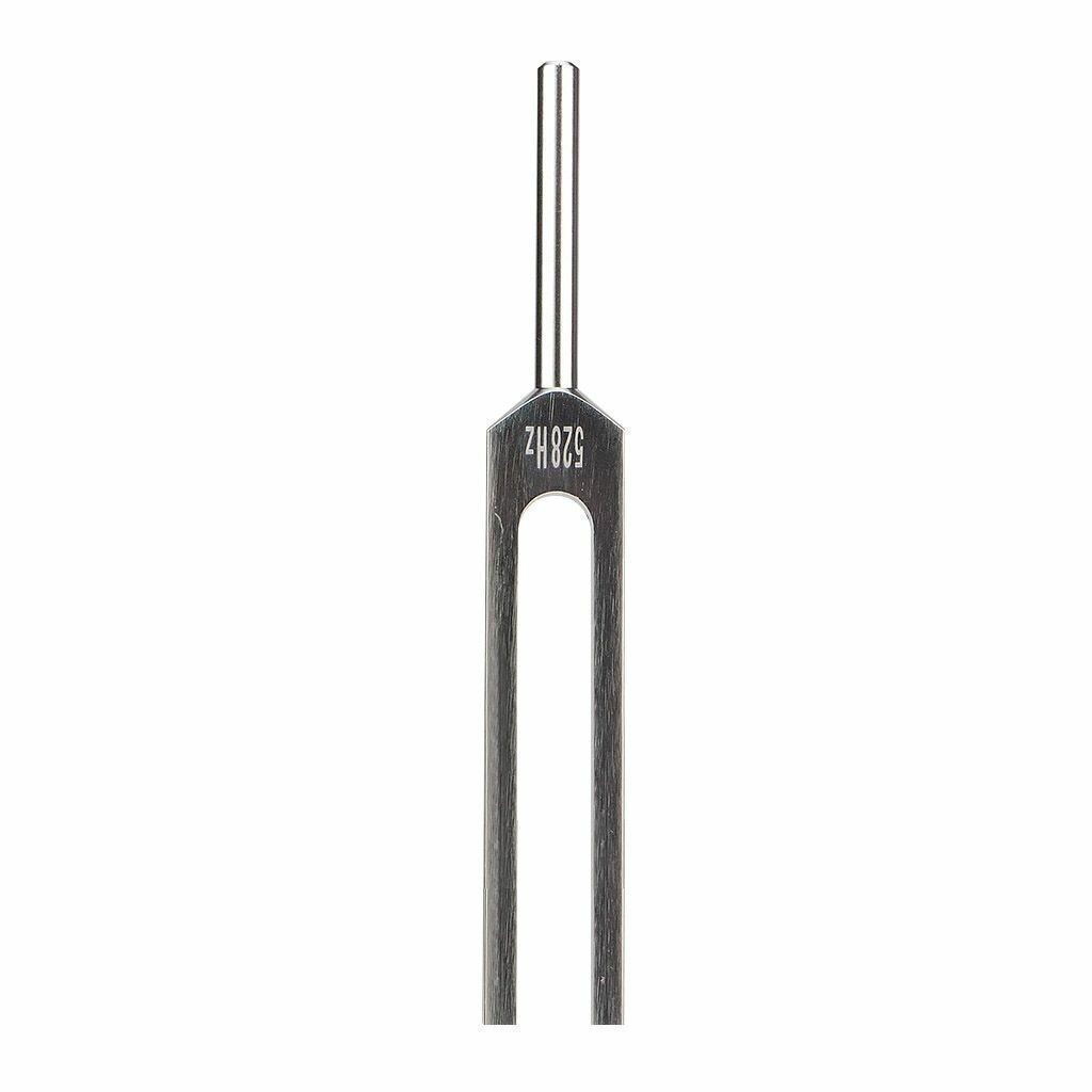 528HZ Tuning Fork & Rubber Mallet,Aluminum Medical Chakra Hammer Ball Diagnostic