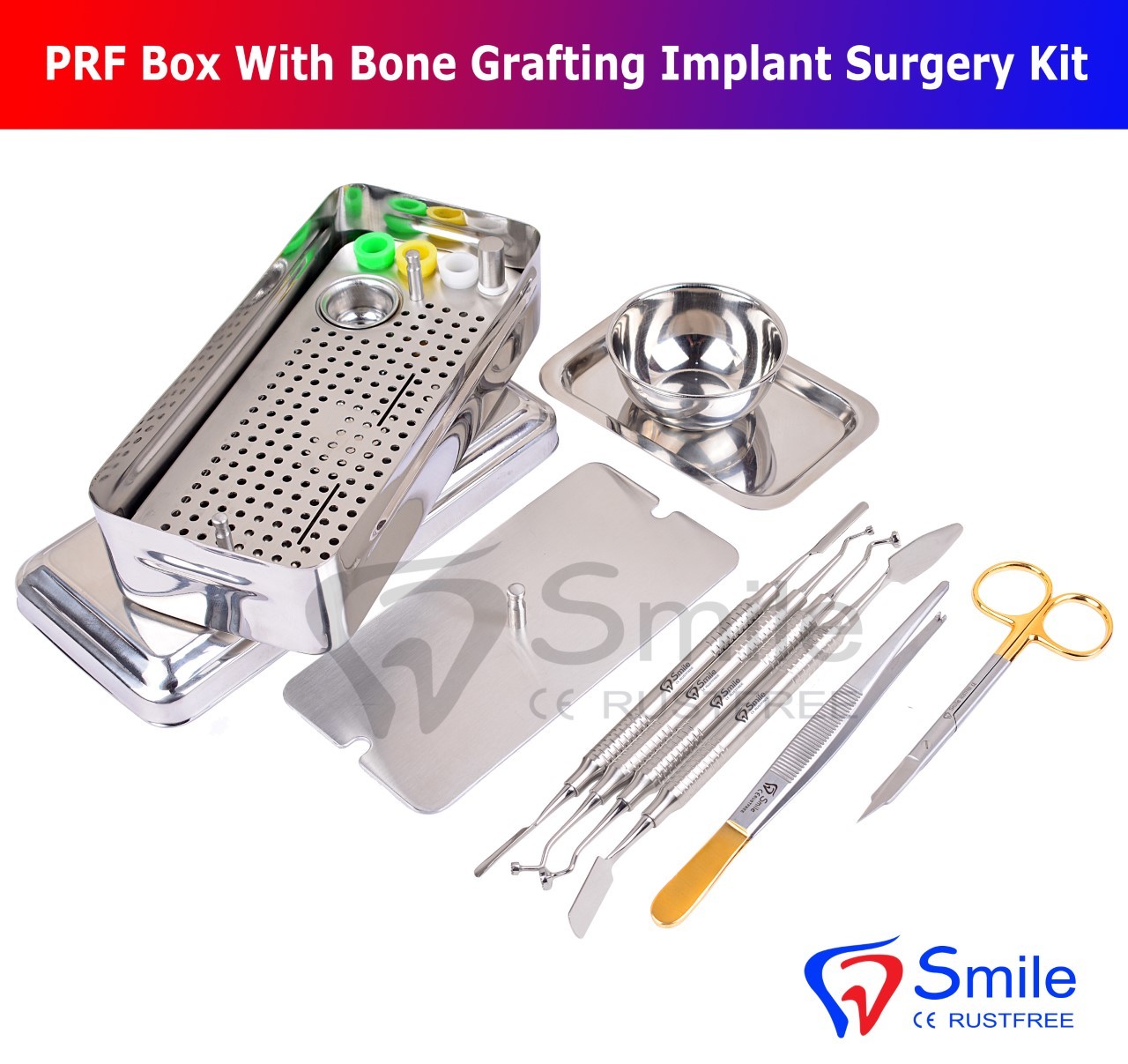 Dental PRF Box GRF System Platelet Rich Fibrin Set Implant Surgery Membrane Kit