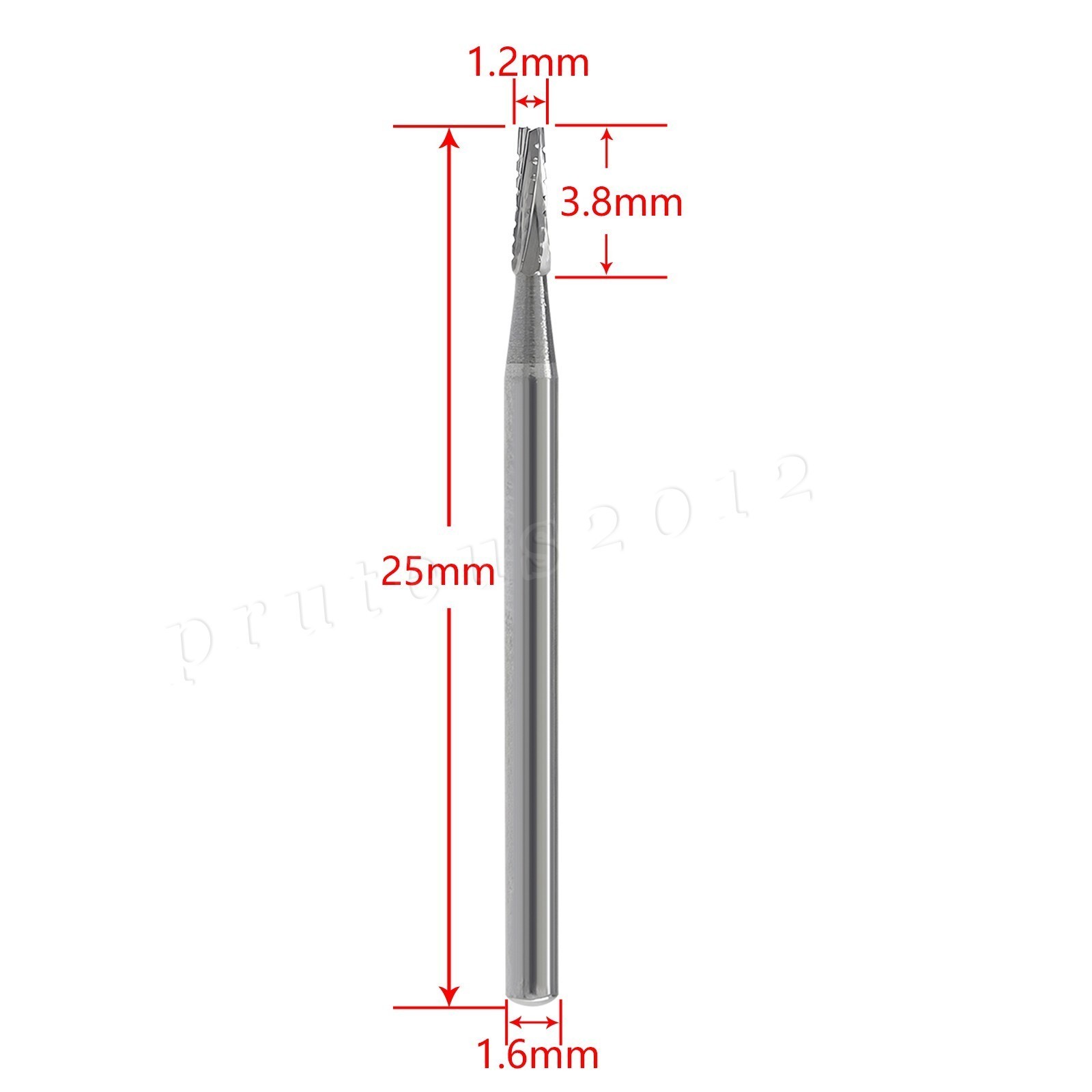Dental Surgical Burs 25mm Carbide Bur FG SURG Taper Fissure FG 701 High Speed