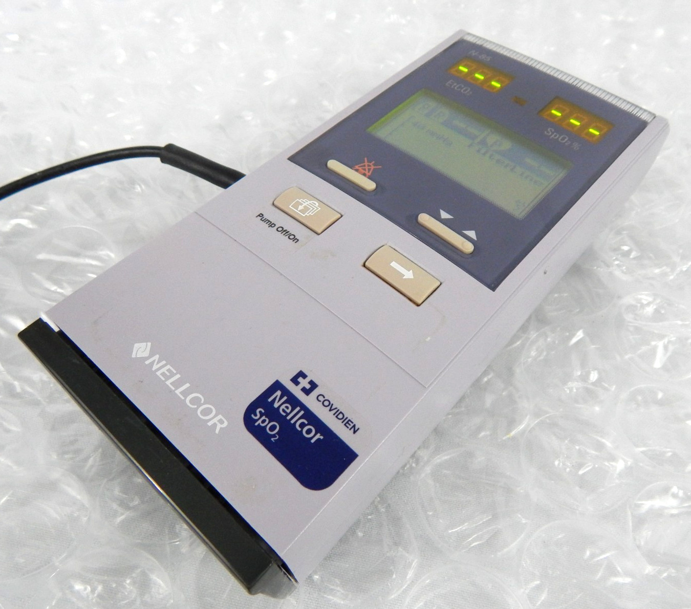 COVIDIEN NELLCORE N-85 CAPNOGRAPH PATIENT MONITOR S/N 047