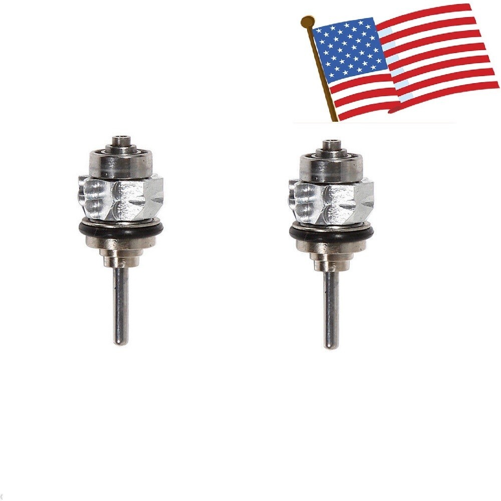 2x Dental Cartridge Turbine for NSK High Speed Push Button Handpiece STNABT USA