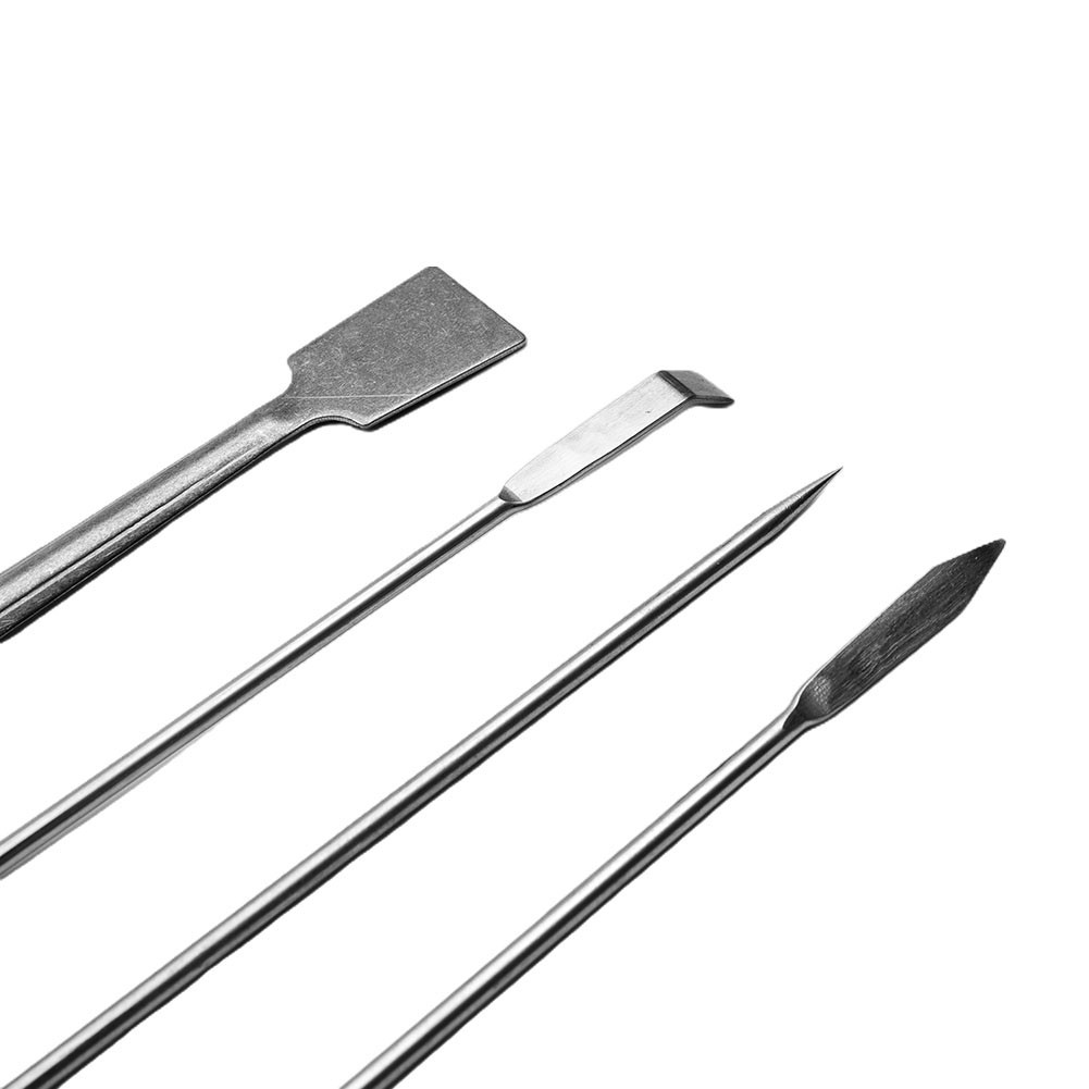 High Quality New Practical Laboratory Sampling Spoon Stainless Steel Safe 12pcs