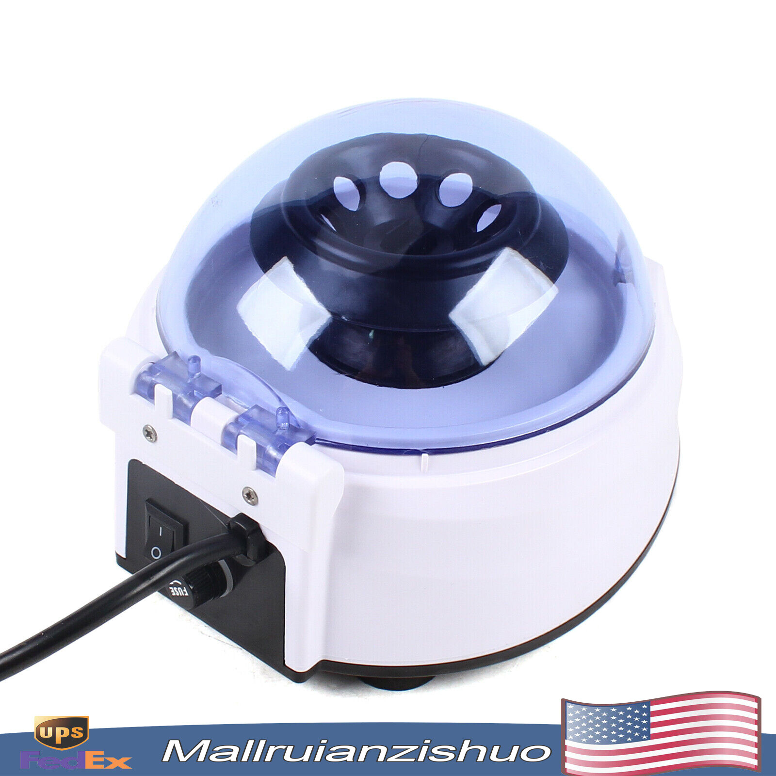 Electric Centrifuge Machine Laboratory Medical 4000RPM 0.2/0.5/1.5/2mL*8 AC110V