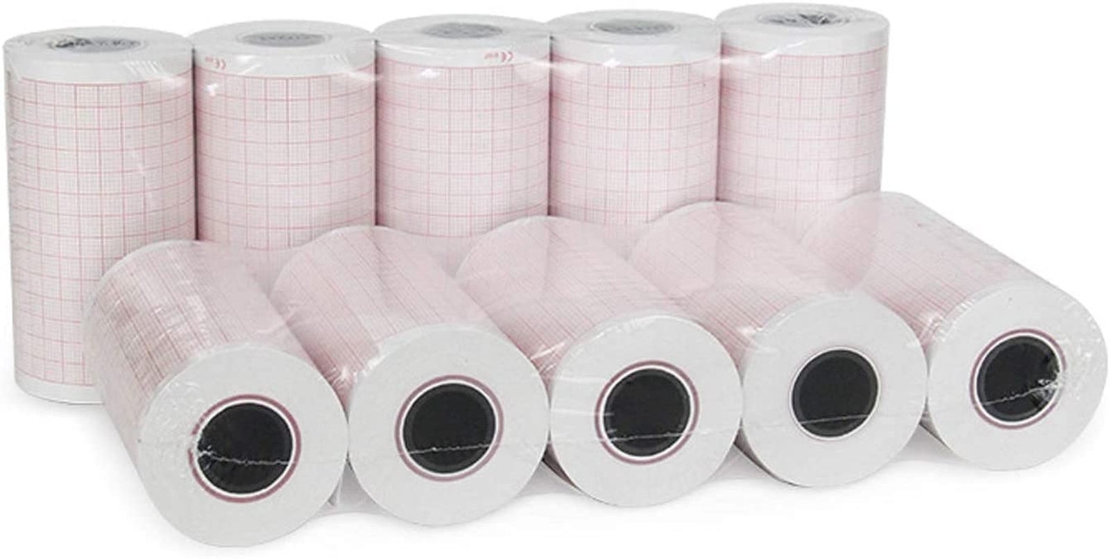 10 Rolls Premium ECG Paper EKG Paper for 3 Channel ECG Machine, Fits for Edan…