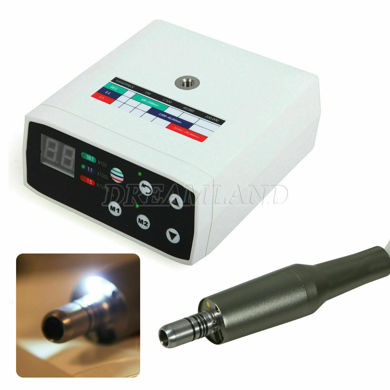 Dental Brushless electric motor Internal Spray fit 1:1/16:1/1:5 LED contra angle