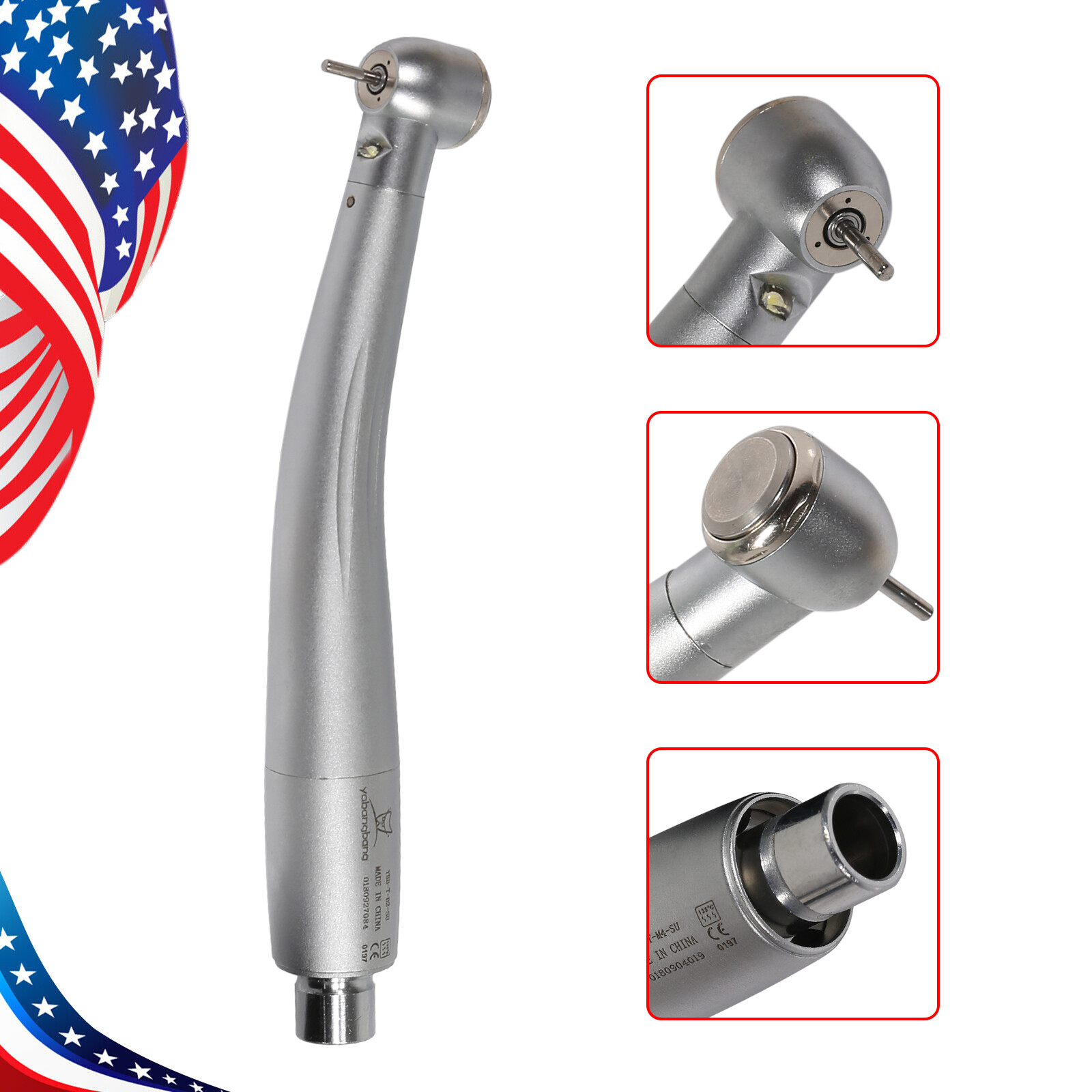 Large Torque Dental High Speed Handpiece LED E-genaerator For NSK Coupler 1-10X