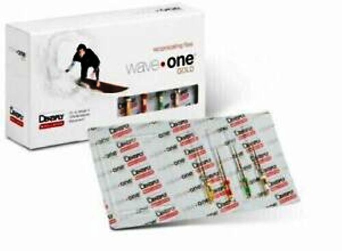 Waveone Gold Small, Primary, Medium, Large Reciprocating Files Dentsply 3 Pack