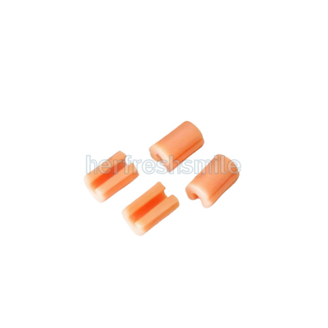 Dental Rider Female Yellow/Pink Riders Fits Hader Bar Attachment 4.5MM 7MM Lab