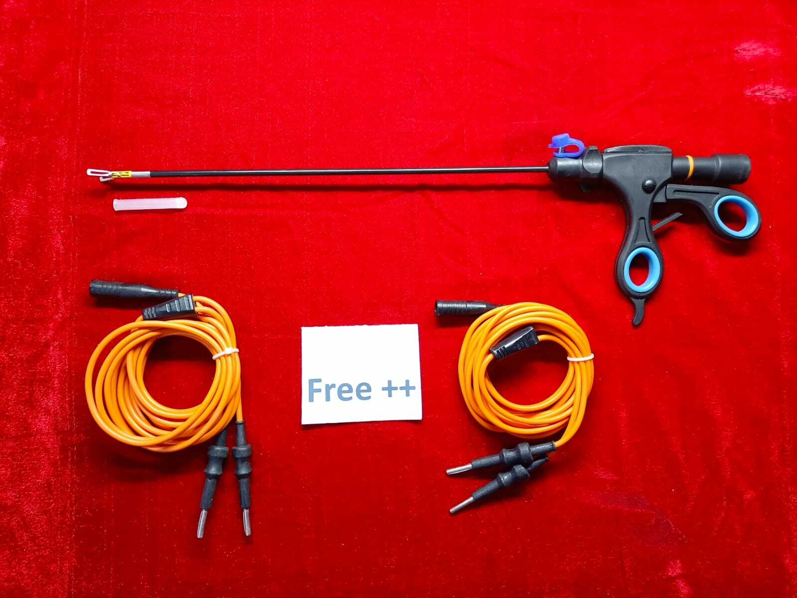 Laparoscopic Fenestrated Bipolar 5mm With Bipolar cable 2pc Free Best Quality