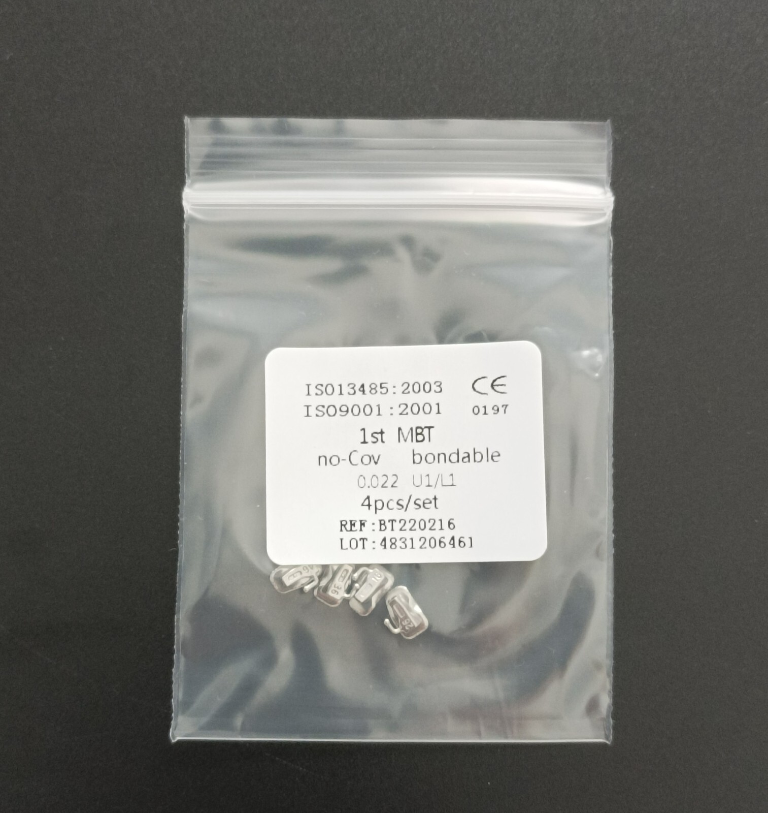 50Sets Dental Orthodontic Buccal Tubes 1st 2nd MBT 022 U1/L1 Bondable Non-Conv