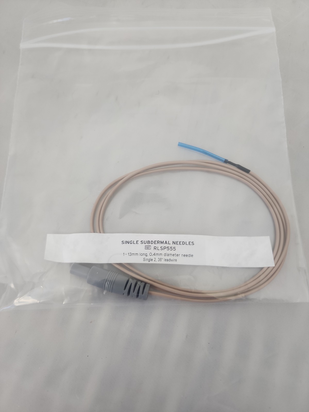 RHYTHMLINK RLSP555 SINGLE SUBDERMAL NEEDLE (SEE PICTURES) FREE SHIP NON-STERILE