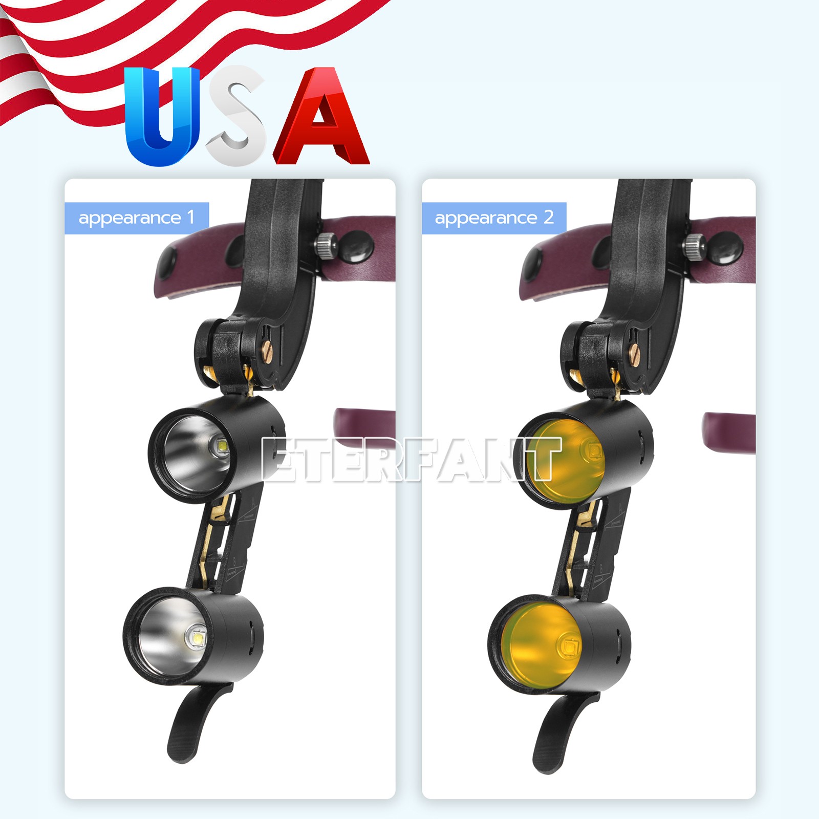 Dental 6LED 8W/9W Shadowless Light for Dental Chair/3.5X Binocular Loupe 5W 2LED