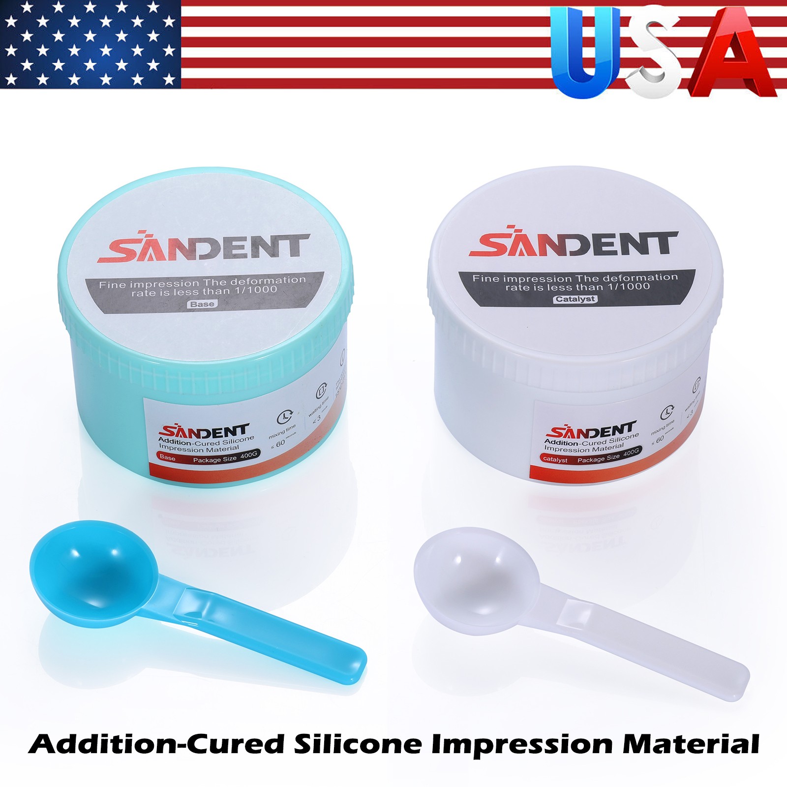 Dental Impression Material Putty Light/Heavy Body Normal/Fast Set USA