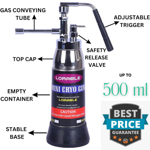 Mini Cryo Can 500 ml Liquid Nitrogen Container Spray Can For Dermatology Cryopro
