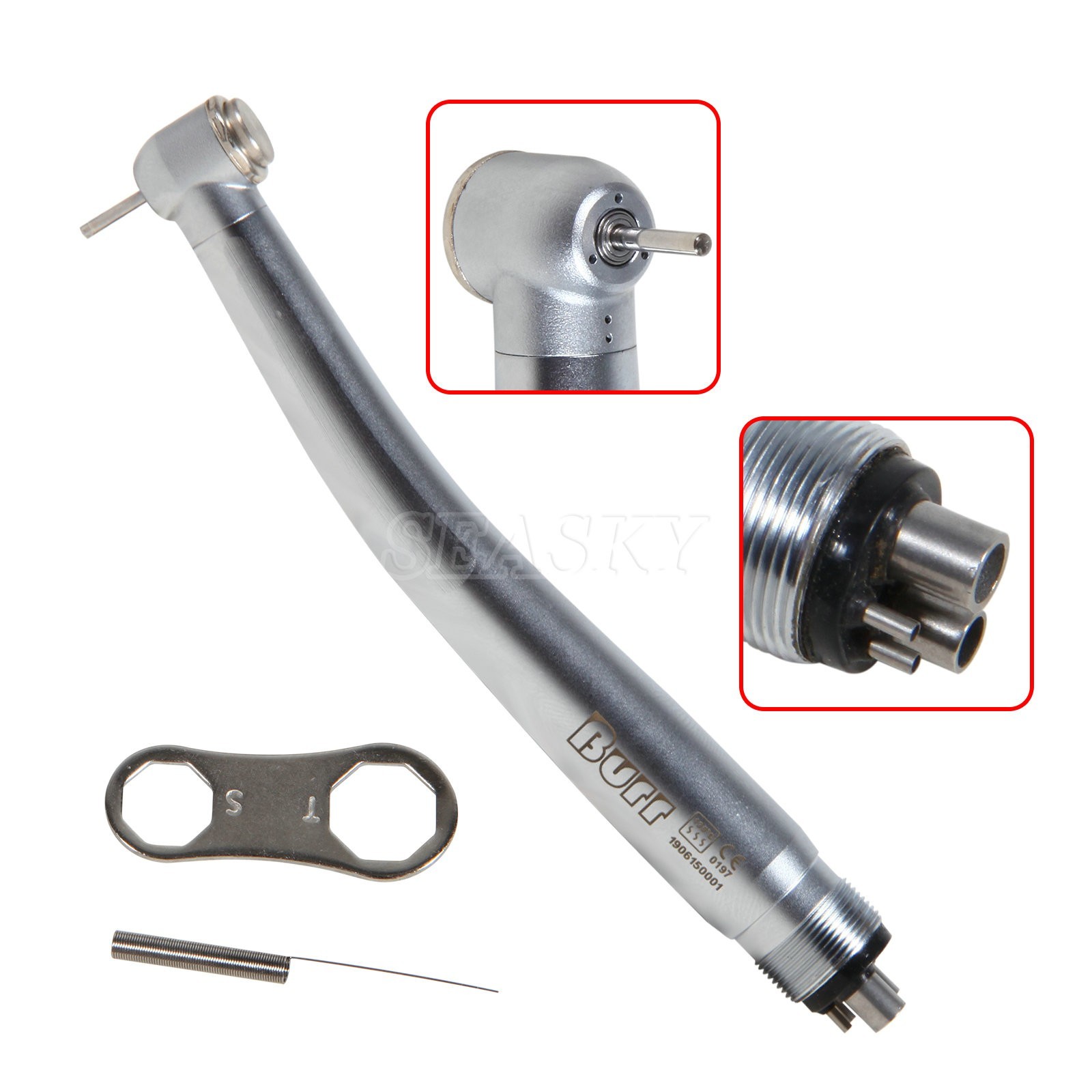 10x NSK Style Dental High Speed Handpiece Push Button standard head 4 Holes U3BM