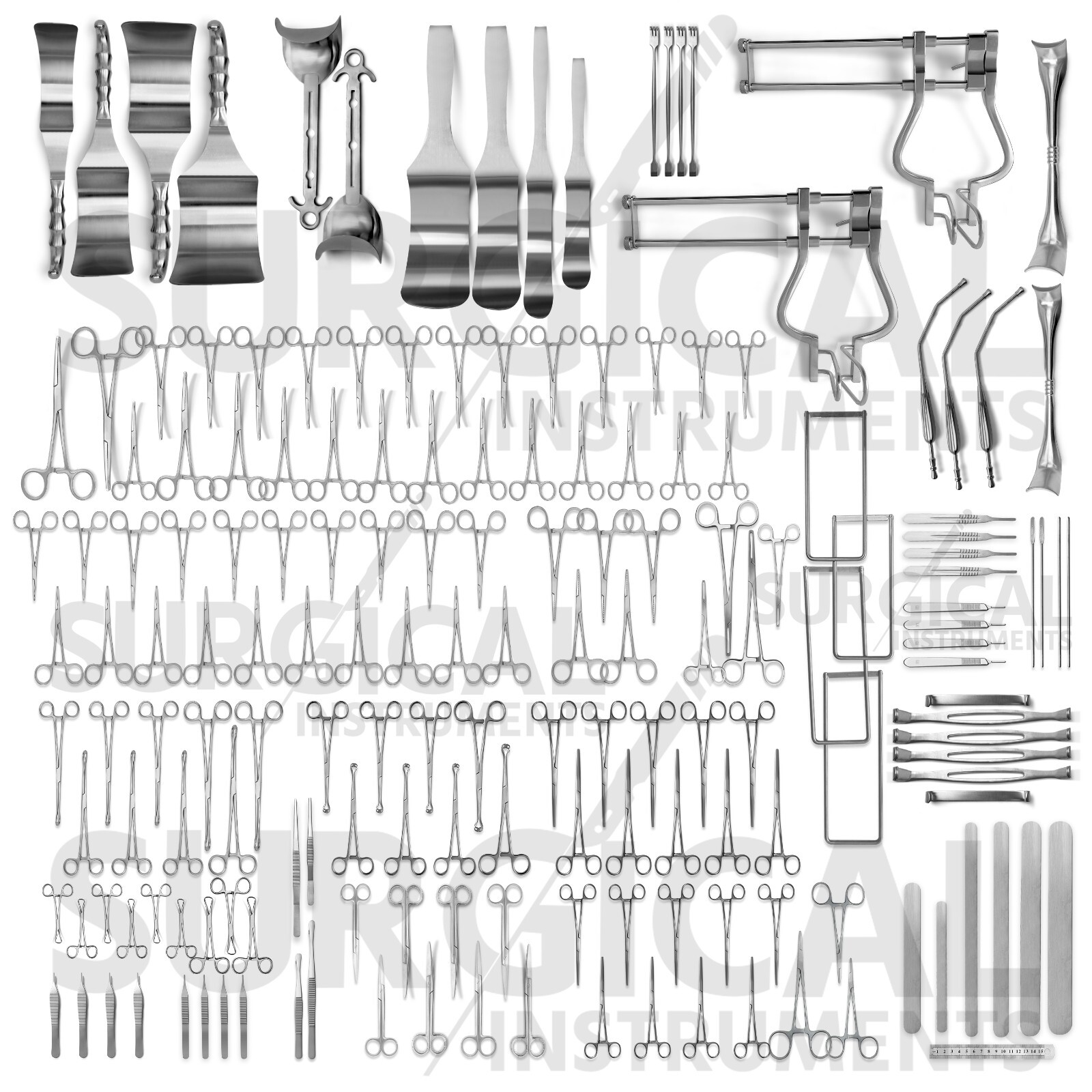 145 Pcs Abdominoperineal Bowel Resection Basic Laparotomy Set Kit German Grade