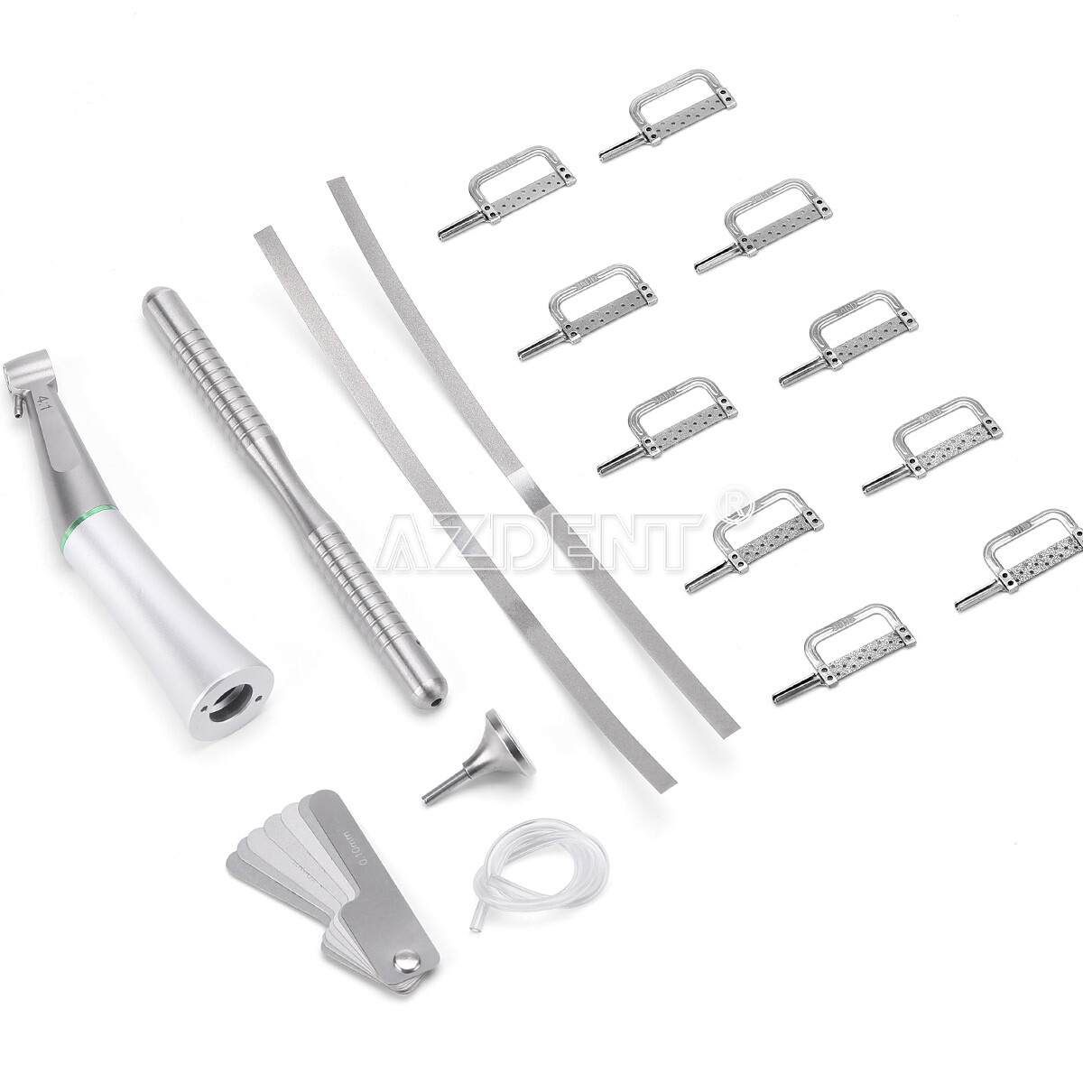 Dental 4:1 Reduction IPR Interproximal Stripping Handpiece Sets Contra Angle Kit