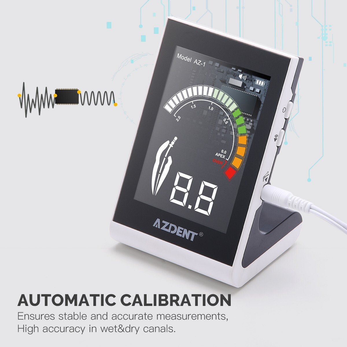 AZDENT Dental Endodontic Electronic Apex Locator Root Canal Measuring AZ-1 USA