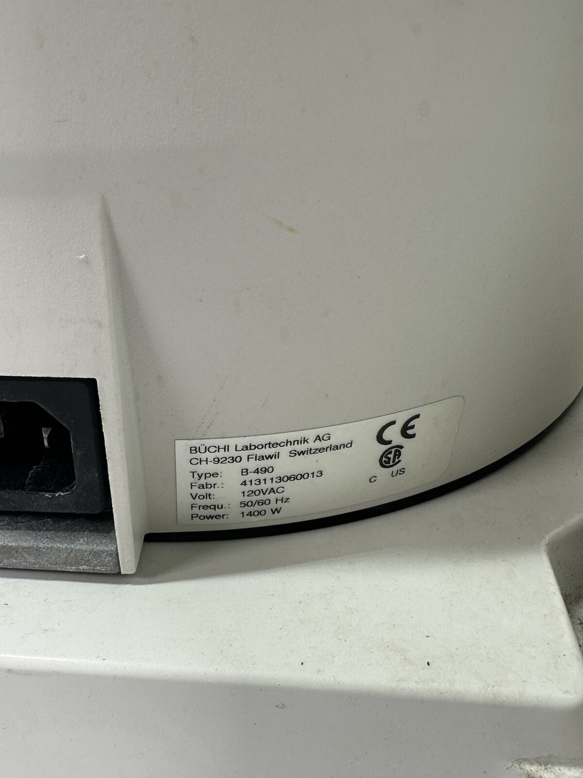 Buchi R-205 Rotary Evaporator Rotavapor w/ B-490 Heating Bath, Tested Working