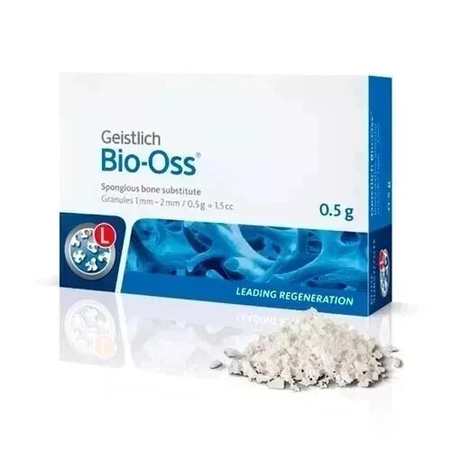 Geistlich “Bio-Oss” Large Granules(1mm-2 mm) Bone Grafting Material 0.5 g./1.5cc