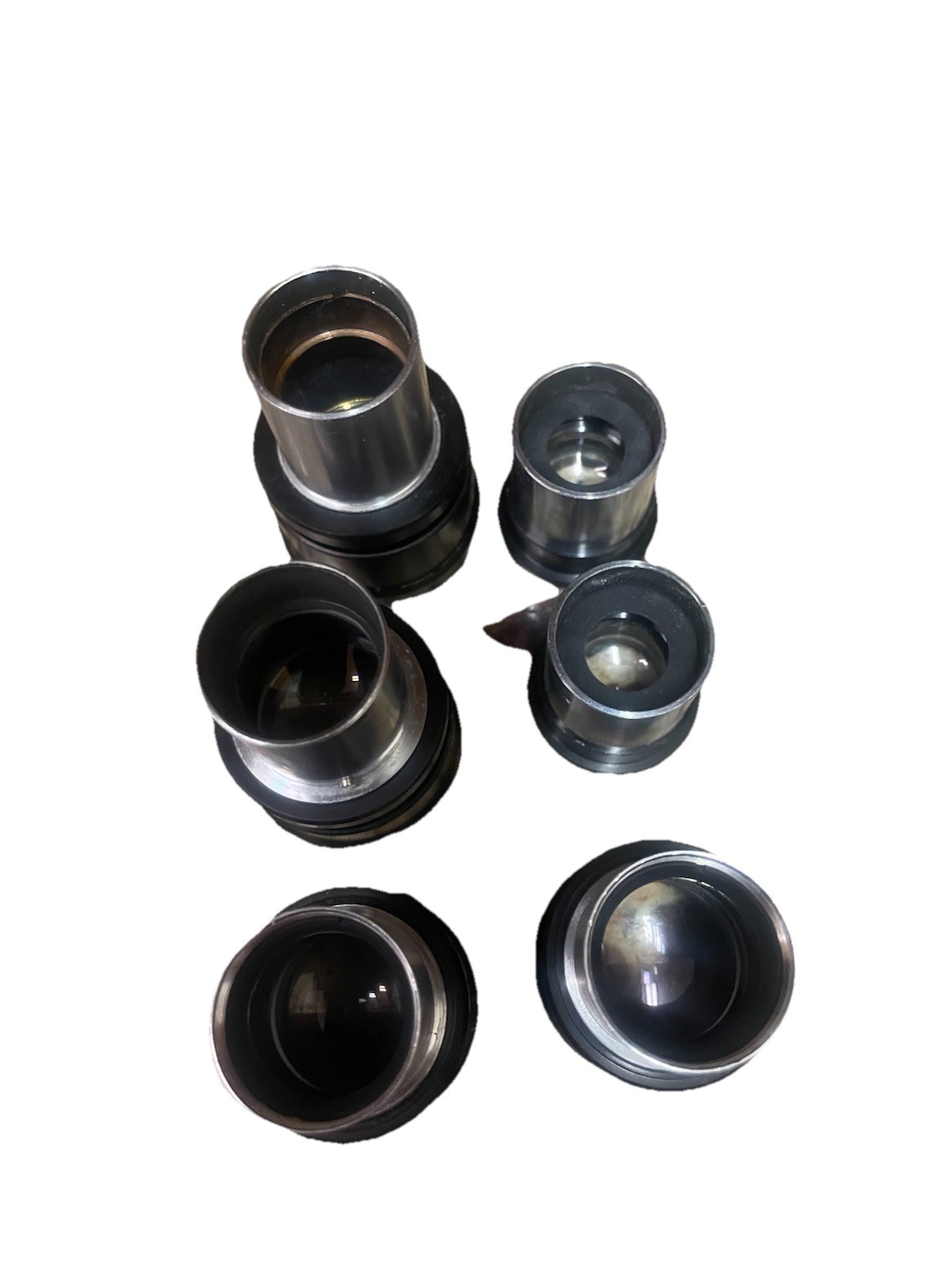 6 Olympus Microscope WFX Bi Eyepieces Magnification 10X & 15X- 47mm