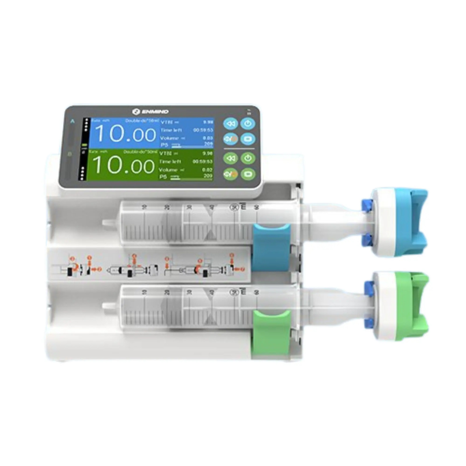 Enmind EN-S5D Dual-Channel Veterinary Pump – 2-in-1 Smart Infusion System