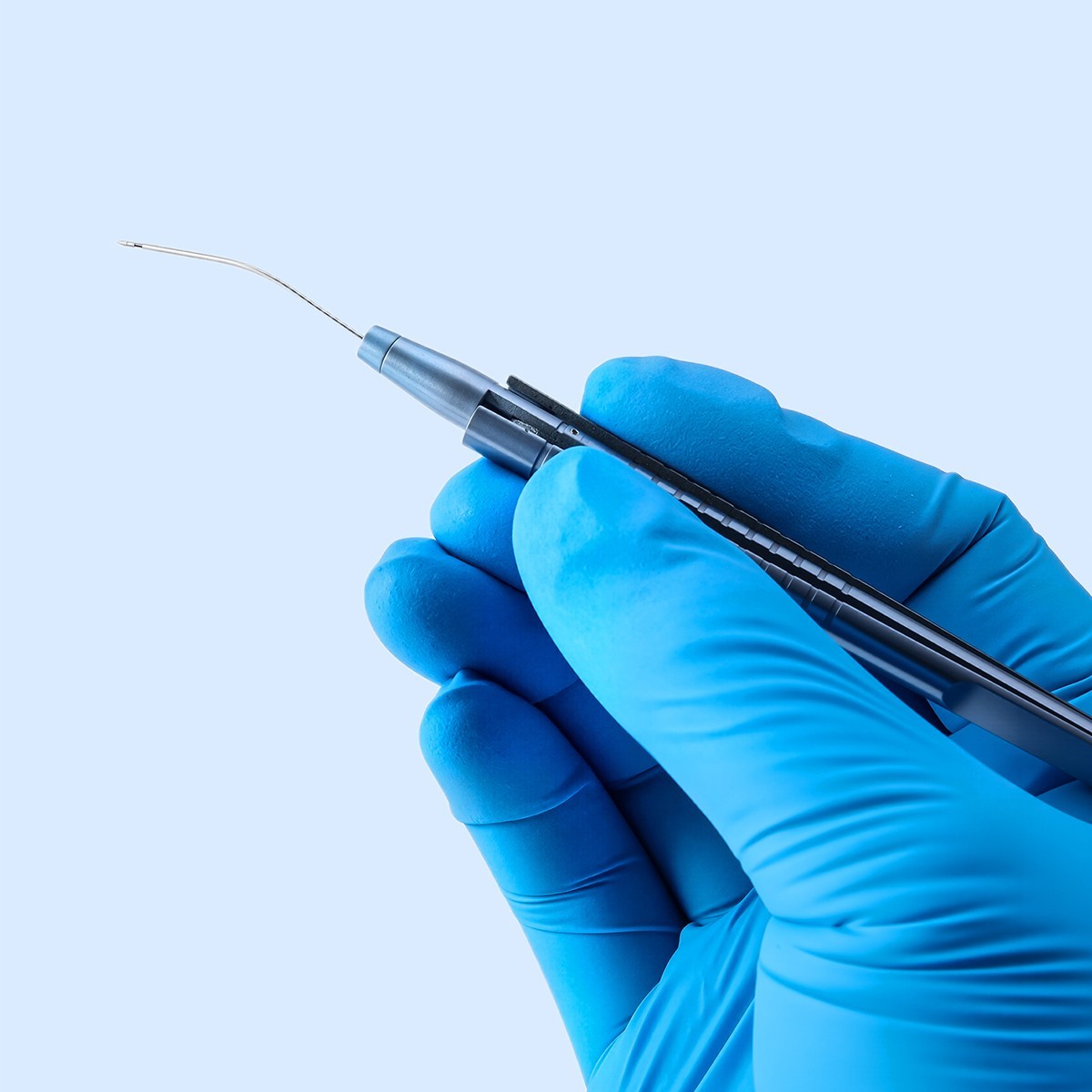 AZDENT Dental Medical Stainless Steel Micro Tweezers Root Canal File Extractor