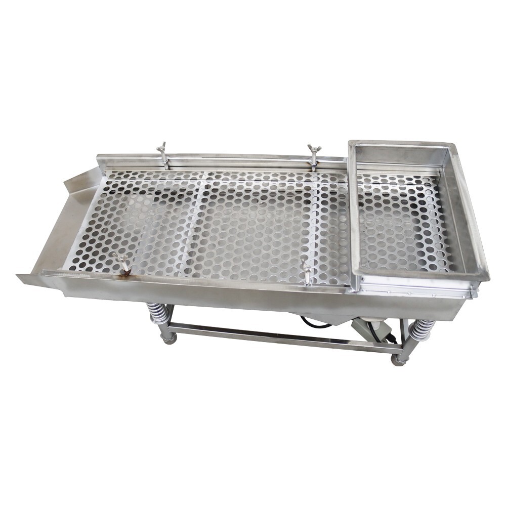 INTBUYING®Soybean Corn Screener Deck 15mm Sifter Shaker Screener Machine 110V