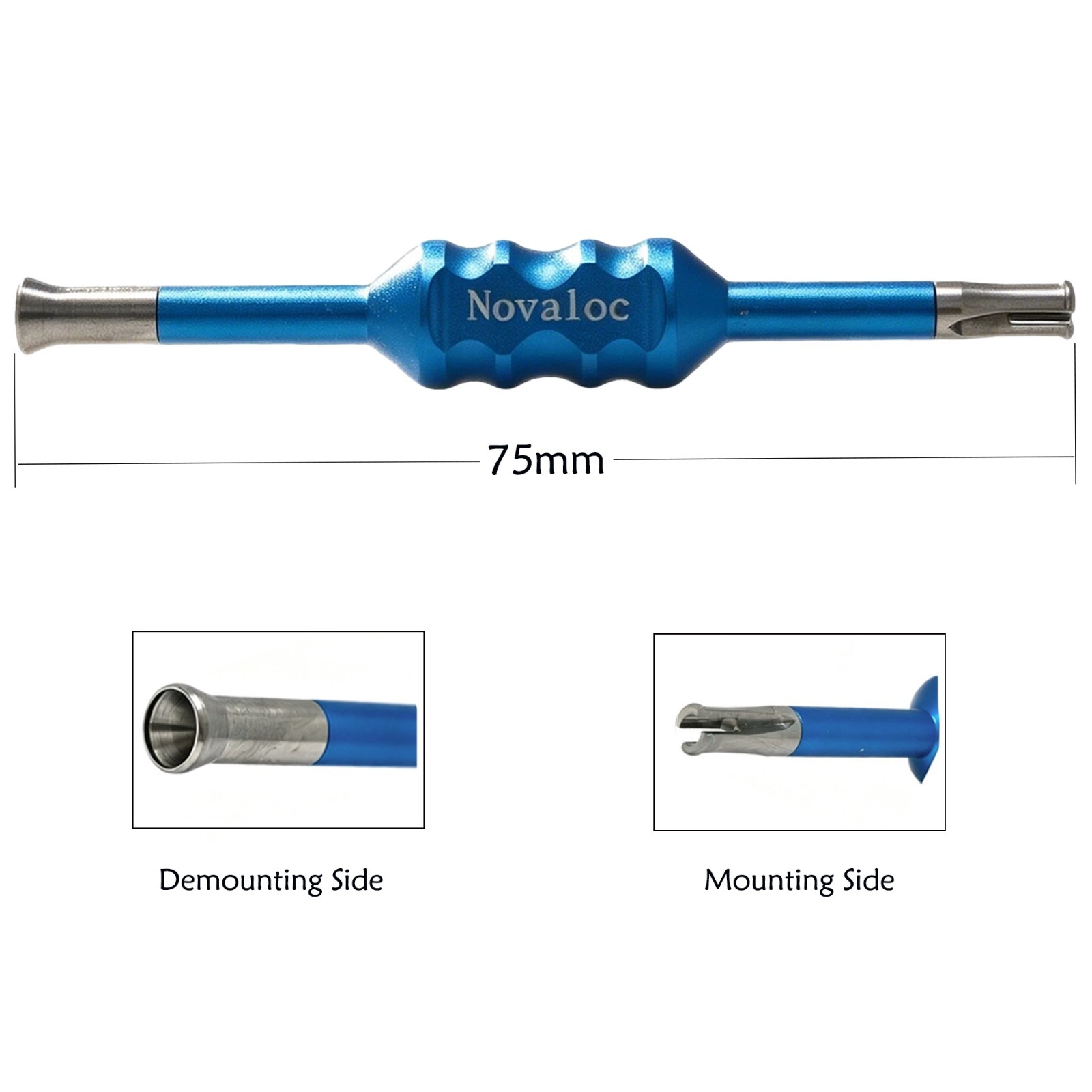 US Dental Novaloc Retention Inserts Caps Peek Locator Mounting & Demounting Tool