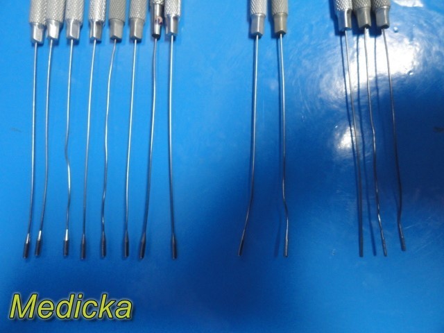 Lot of 14 Codman Garrett Dilators – 1mm / 1.5mm / 2mm / 2.5mm ~ 38481