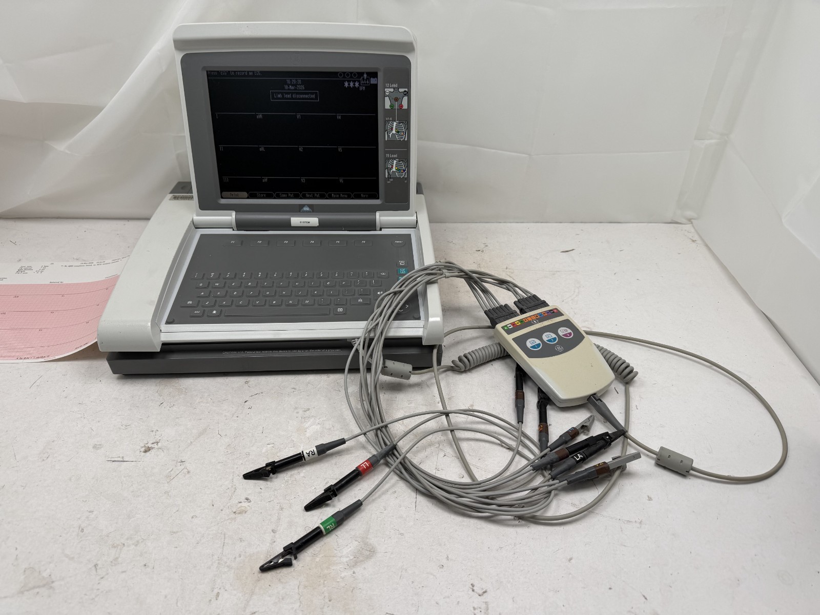 GE Marquette MAC 5000 EKG With Cam-14 Acquisition Module Tested 60 Day Warranty