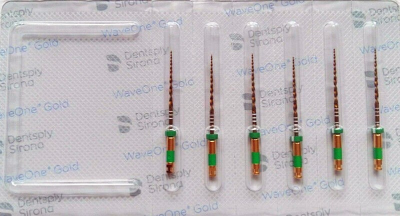 ALLSIZE! Waveone Gold Wave One Endodontic File Root Canal Dentsply 6pcs/Pk