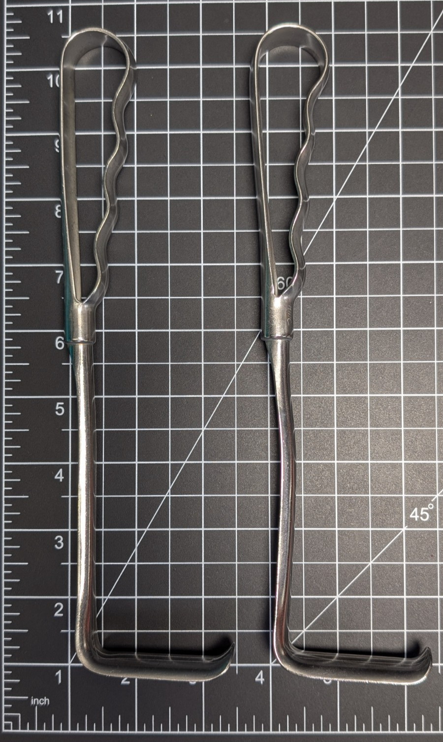 2x Codman 50-4130 Richardson Surgical Retractor Appendectomy Abdominal 9″ jarit