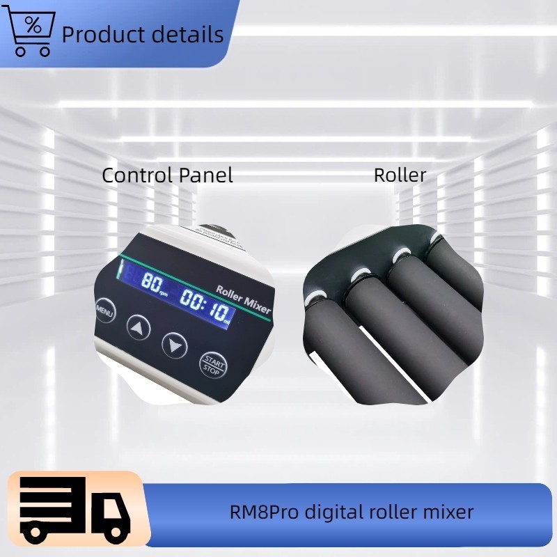 AC110-220V RM-8Pro Lab LCD Eight Roller Liquid Test Tube Mixer