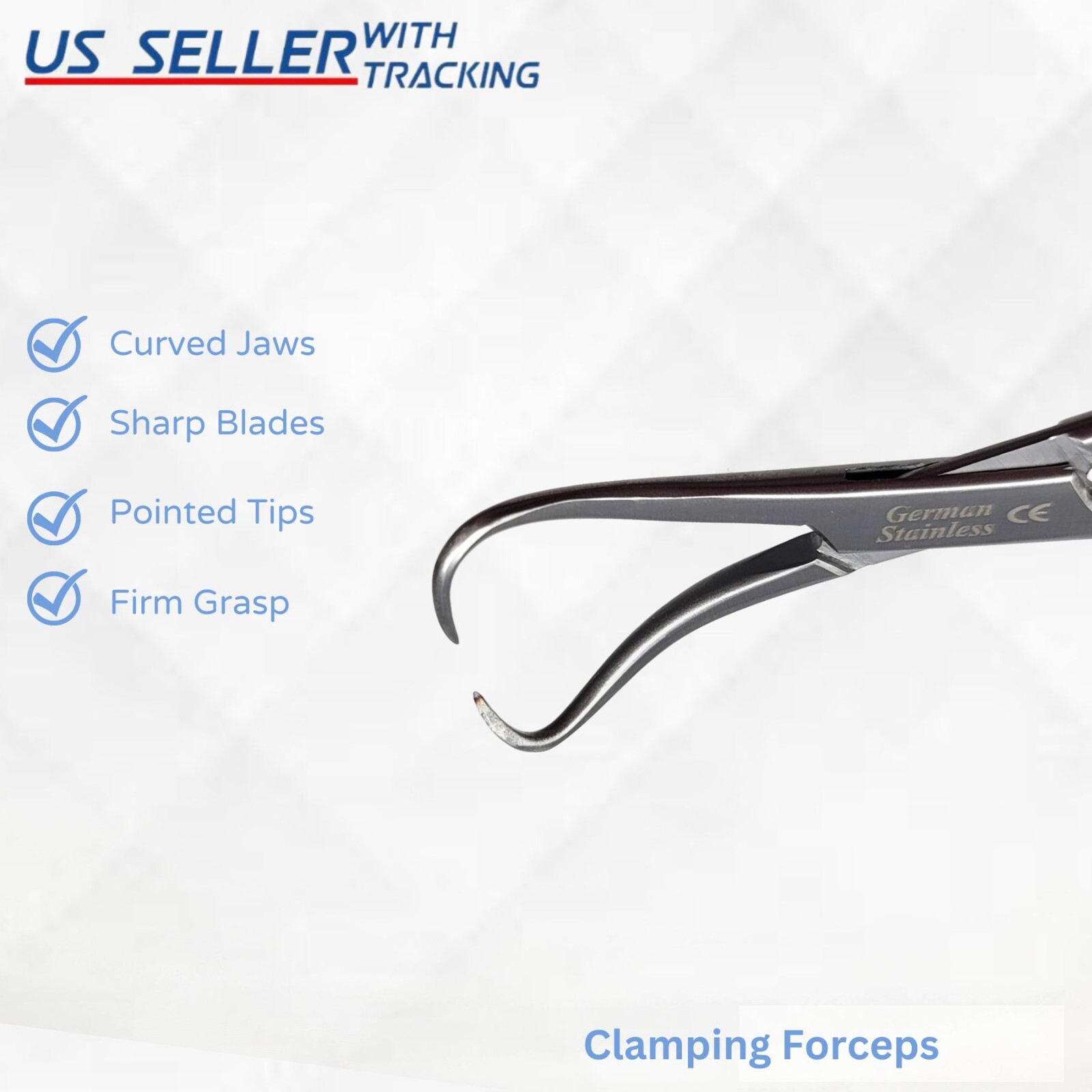 3 O.R GRADE KELLY HEMOSTAT LOCKING SURGICAL FORCEP 5.5″ CURVED SERRATED