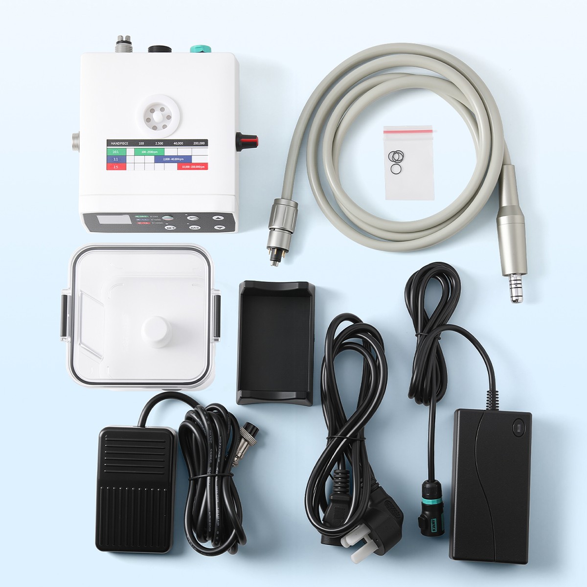 Dental LED Electric Motor W/ Water Supply Fit 16:1/1:5/1:1 Handpiece ISO-E type