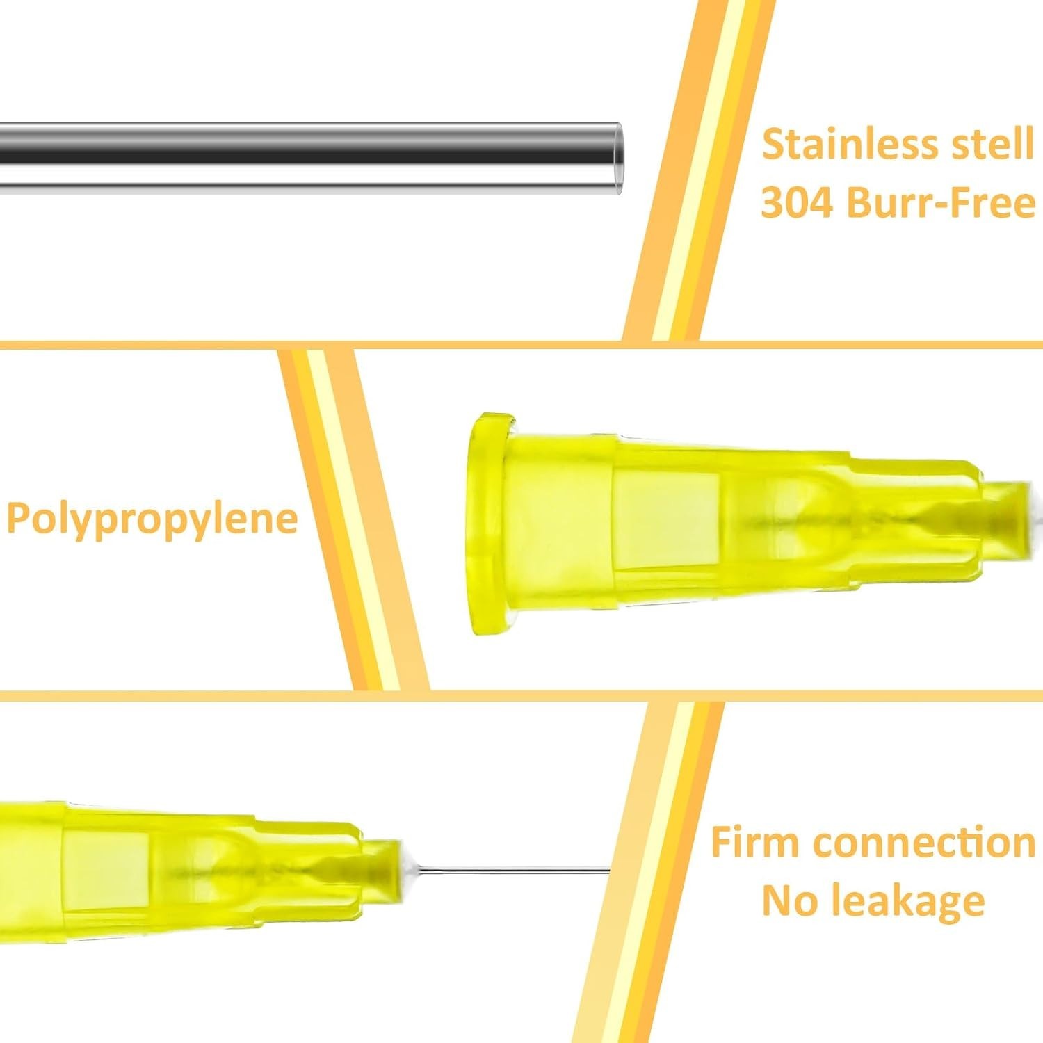 Versatile 100 Pack of 30 Ga Disposable Needles for Accurate Liquid Dispensing