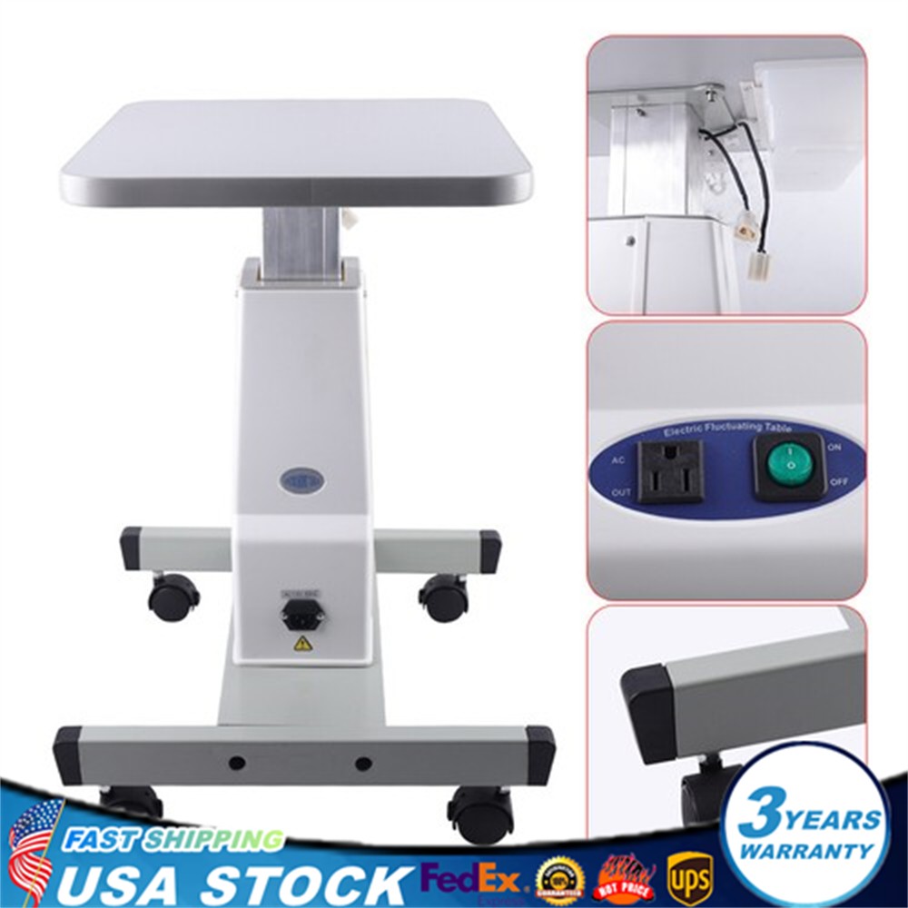 Motorized Instrument Table For Ophthalmic Diagnostic Slit Lamp Adjustable Height