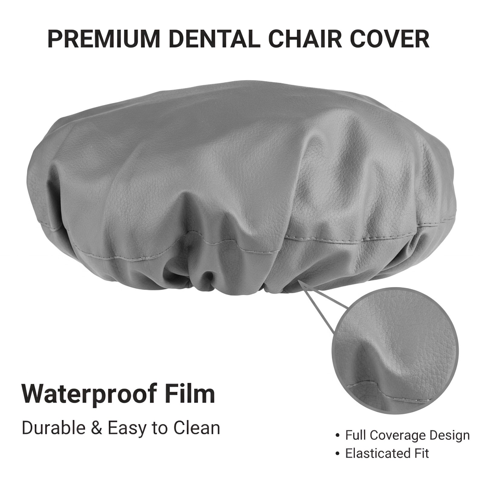 4Pcs/Set Dental Chair Seat Covers Standard Size Chair Protective Sleeves PU