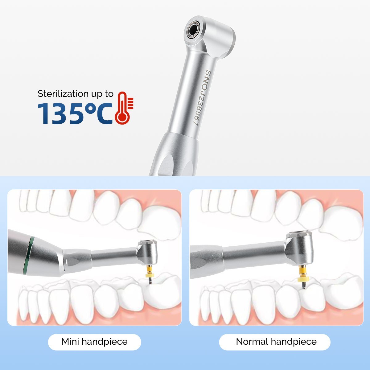 AZDENT Dental Cordless LED Endo Motor 16:1 Contra Angle Handpiece AZ-1