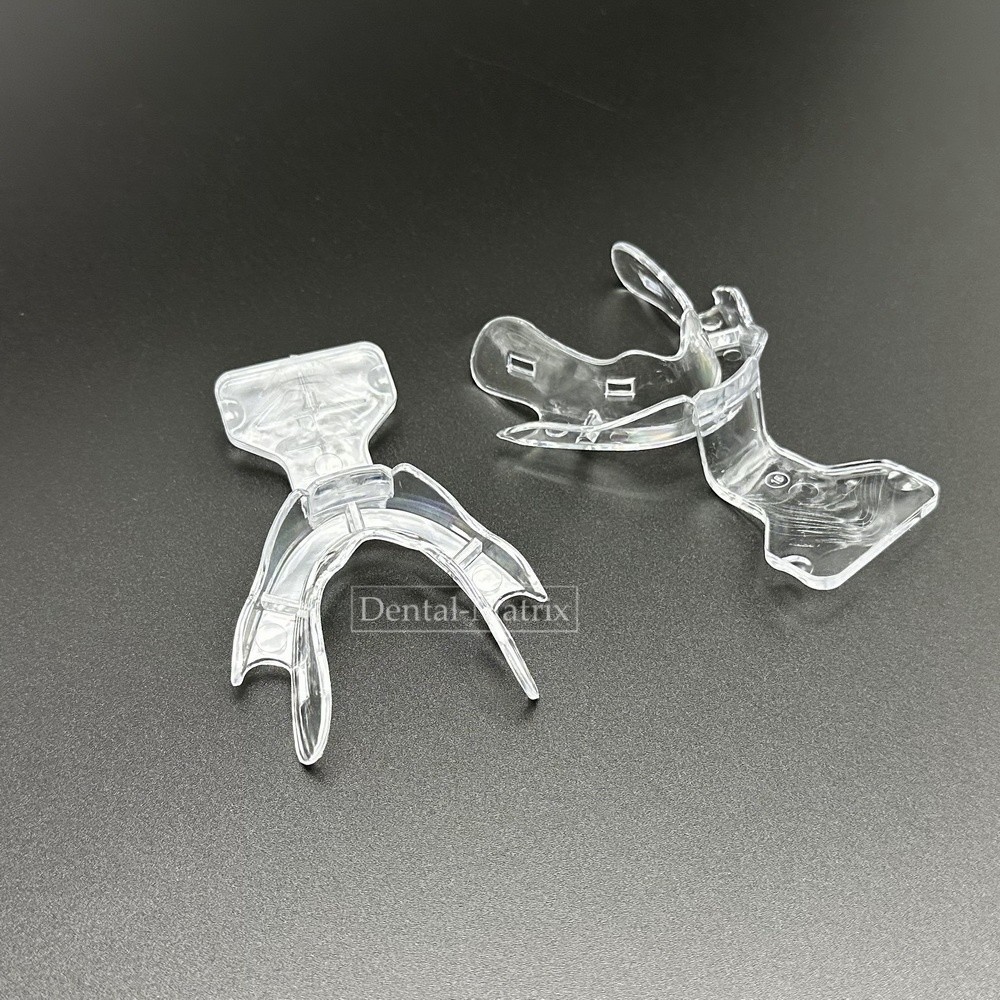 Dental Impression Trays Frame Cut Back Edentulous Jaw Full Denture Clear 18pcs