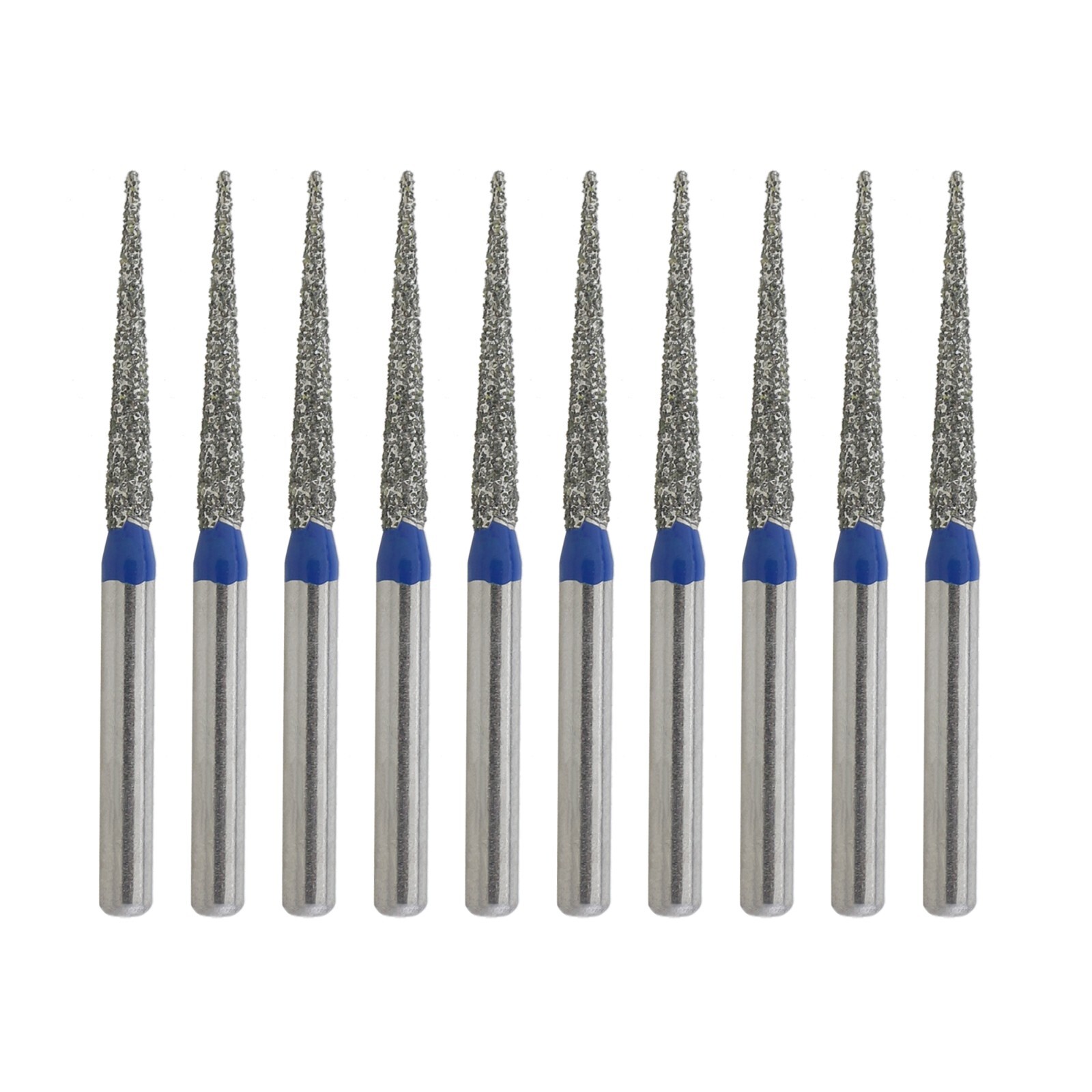 Dental Diamond Burs FG TC-10 Needle Taper Shape Standard Grit High Speed Burr