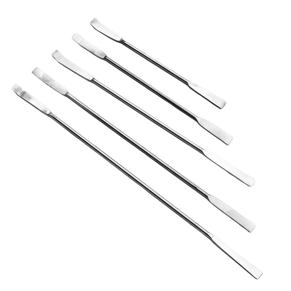 High Quality New Practical Laboratory Sampling Spoon Stainless Steel Safe 12pcs