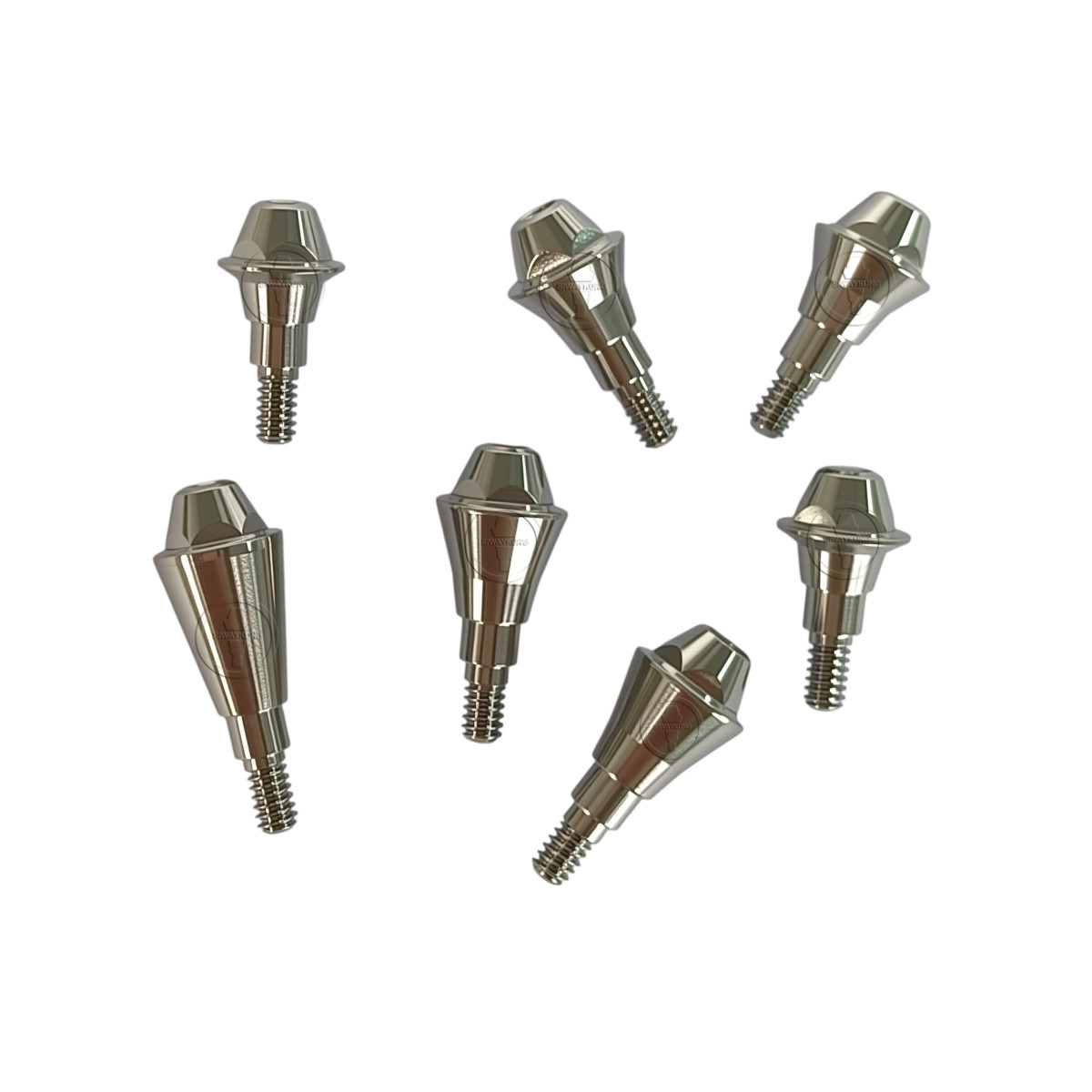 20 pcs Dental Titanium Multi unit straight abutment to ICX platform D4.8