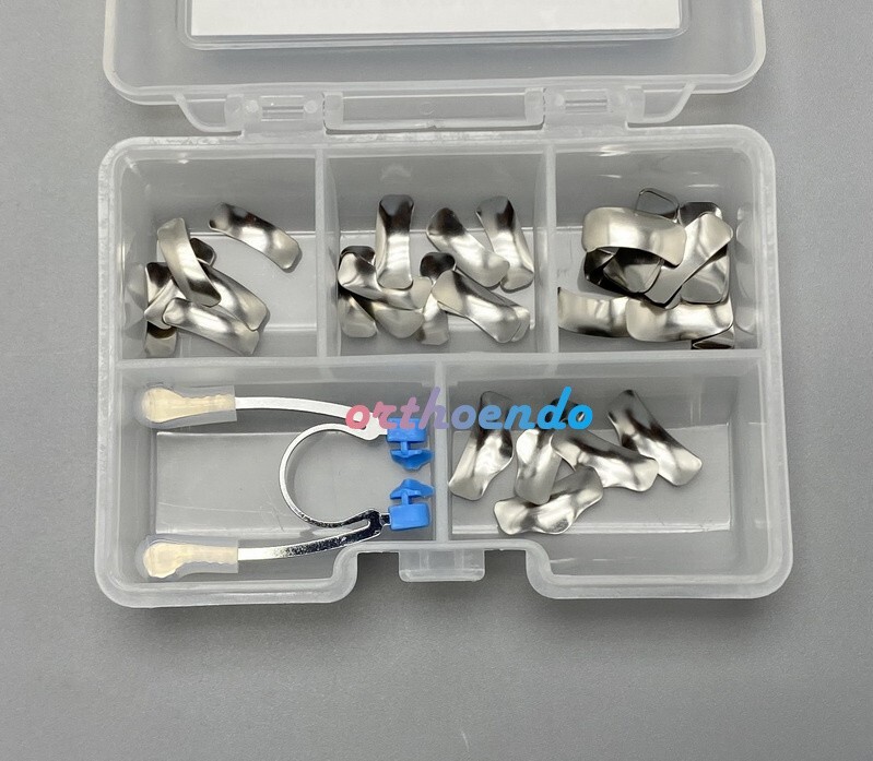 Dental Sectional Contoured Matrice Matrix Bands System Refill + Clip Ring G2 Kit