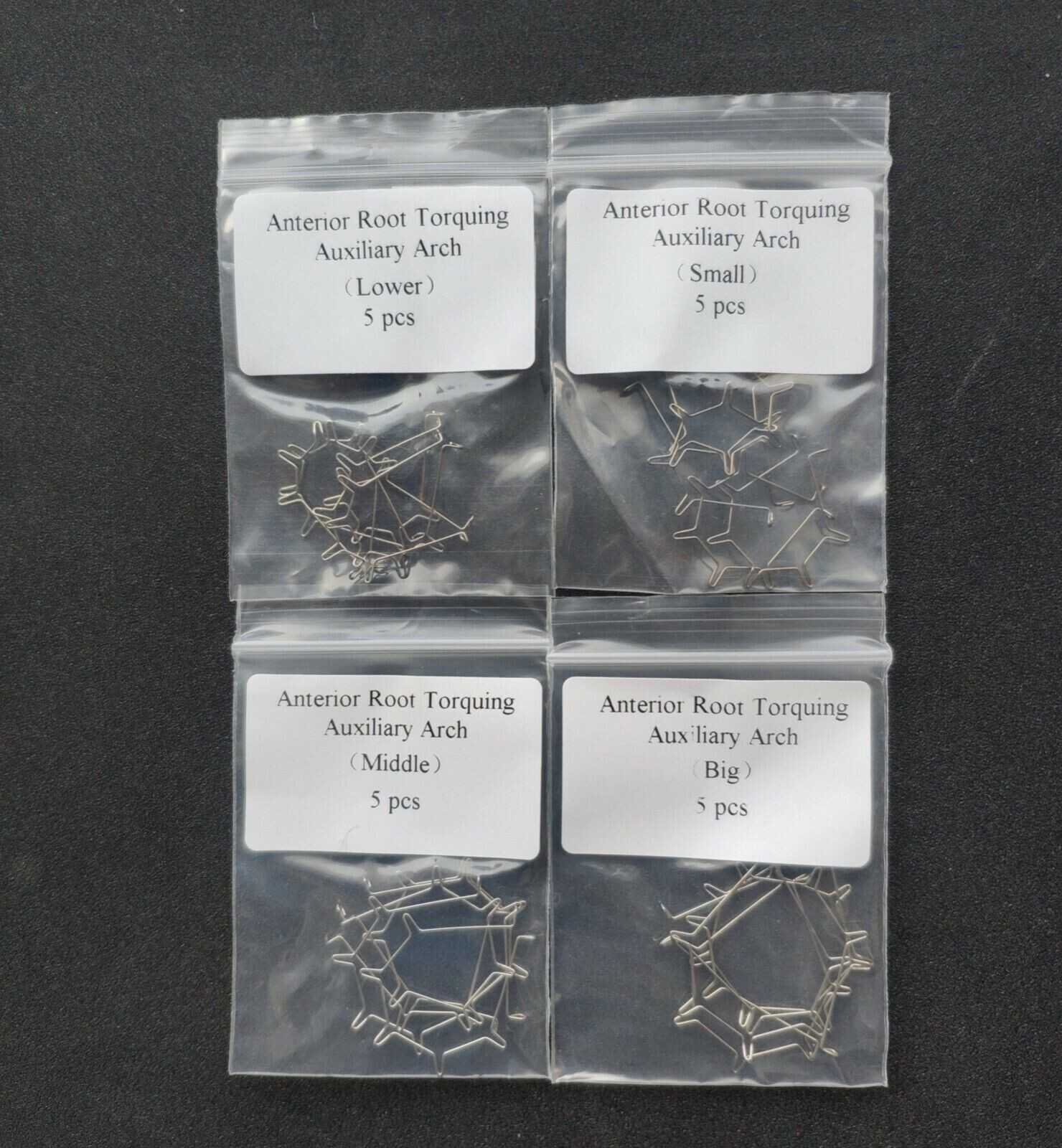4 Packs Dental Orthodontic Anterior Root Torquing Auxiliary Arch Torque Spring