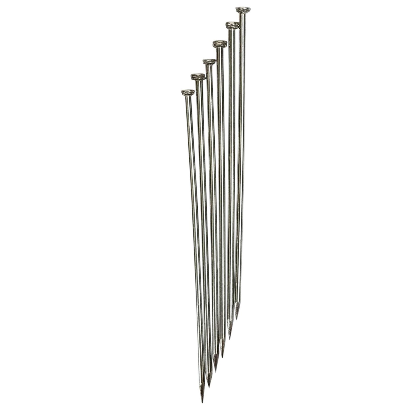 Dissecting Pins, Nickel-Plated Steel, Straight, 2 in., 1/2 lb. Box, Case of 10