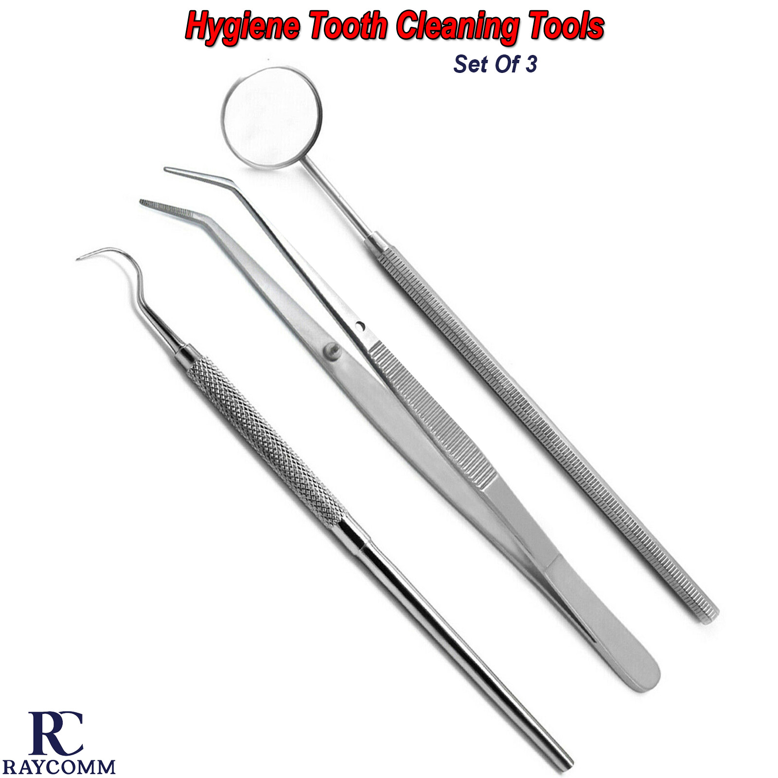 Student Basic Examination Instruments kit Hygiene Tooth Cleaning Scraper Dental